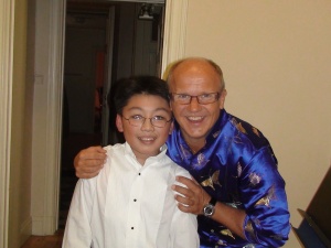 George Li with Maestro Christian Lindberg